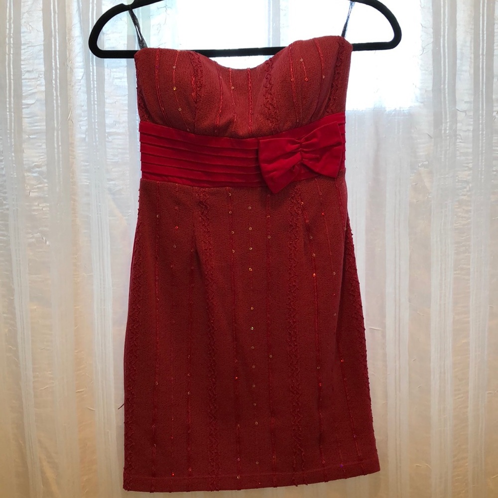 Fun hot pink party dress